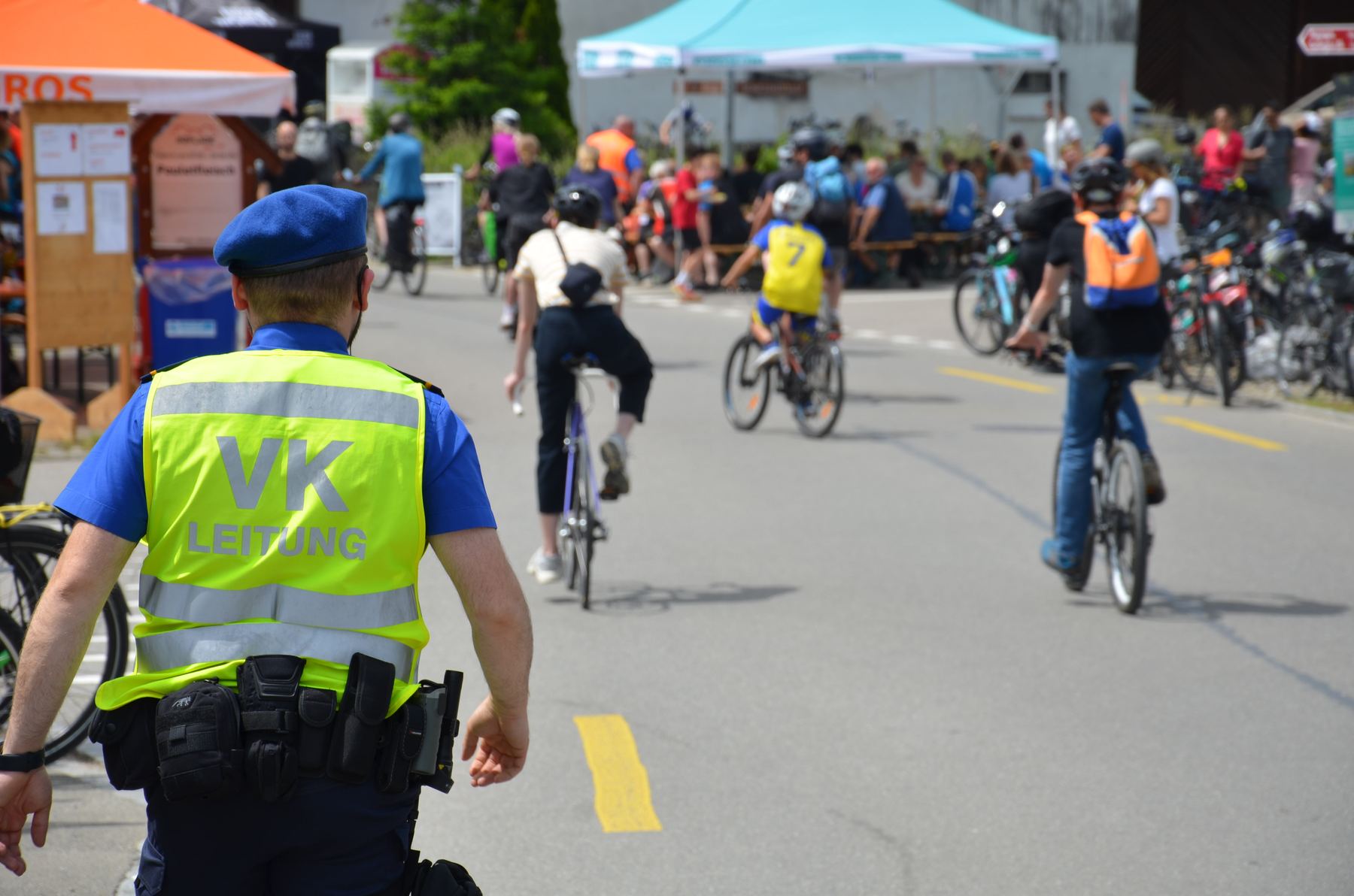 Verkehrsdienst bei Veloverkehr